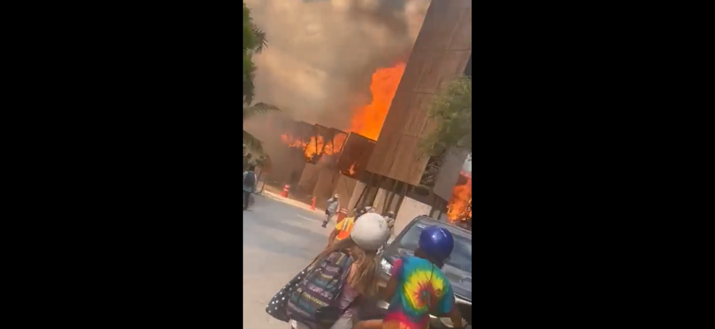 Incendio en restaurante Casa Jaguar, en Tulum