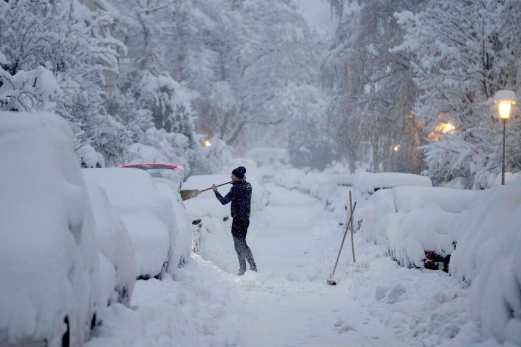 Alemania bajo tormenta de nieve