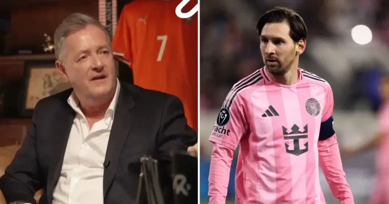 Piers Morgan afirma que hubo una CLARA INTENCIÓN por parte de Lionel Messi en la falta