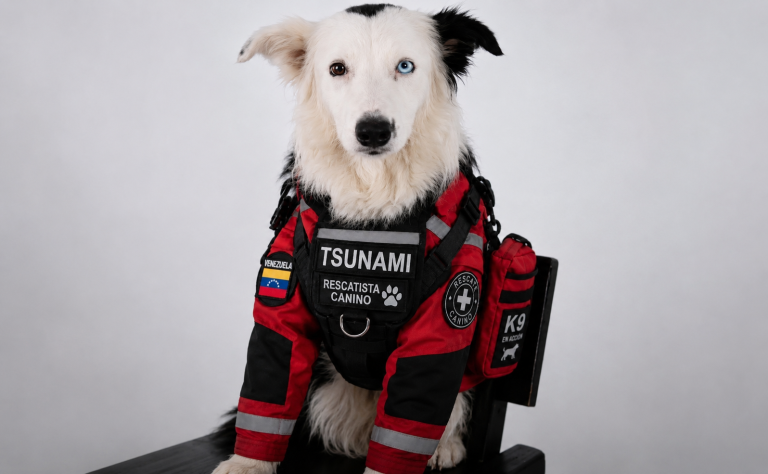 De perro rescatado a símbolo de esperanza