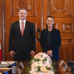 La presidenta Claudia Sheinbaum recibirá este jueves en Palacio Nacional a una delegación de Estados Unidos encabezada por el representante comercial Jamieson Greer