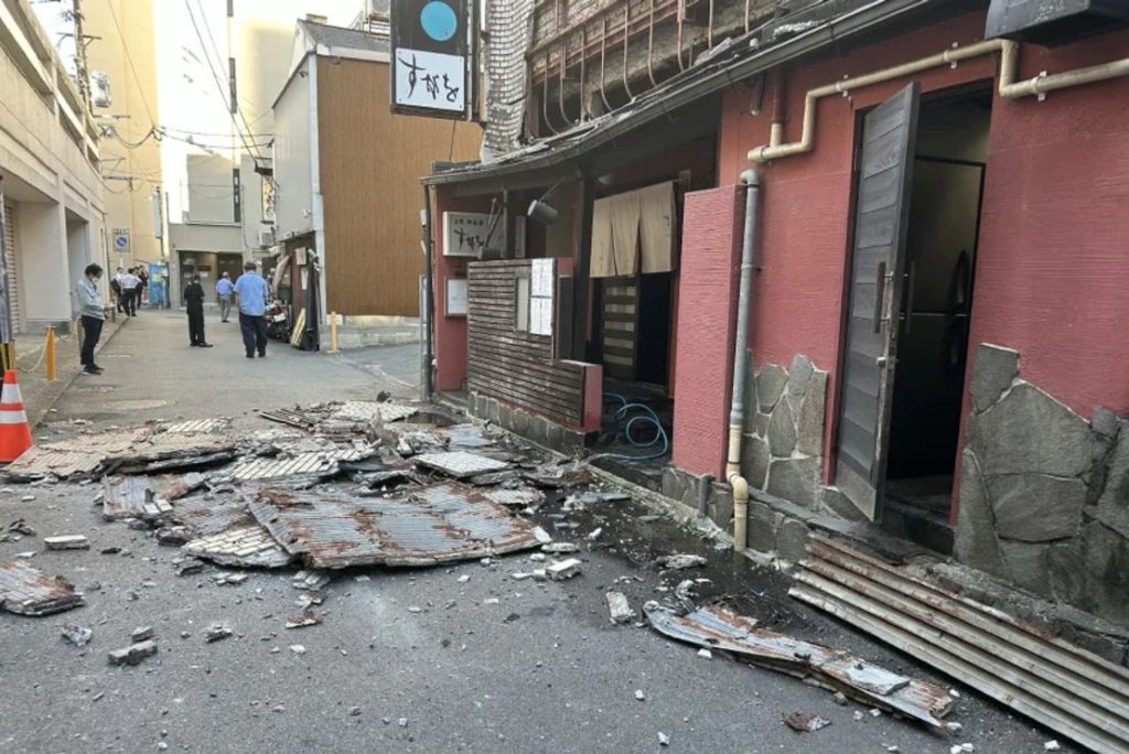 Un fuerte terremoto de magnitud 7.1 sacudió la tarde del martes la prefectura de Kumamoto